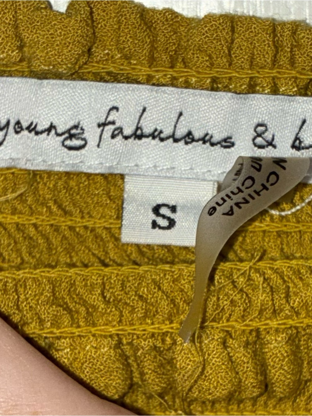 Young Fabulous & Broke Frida Smocked Off-the-Shoulder Midi Dress - Picture 3 of 4
